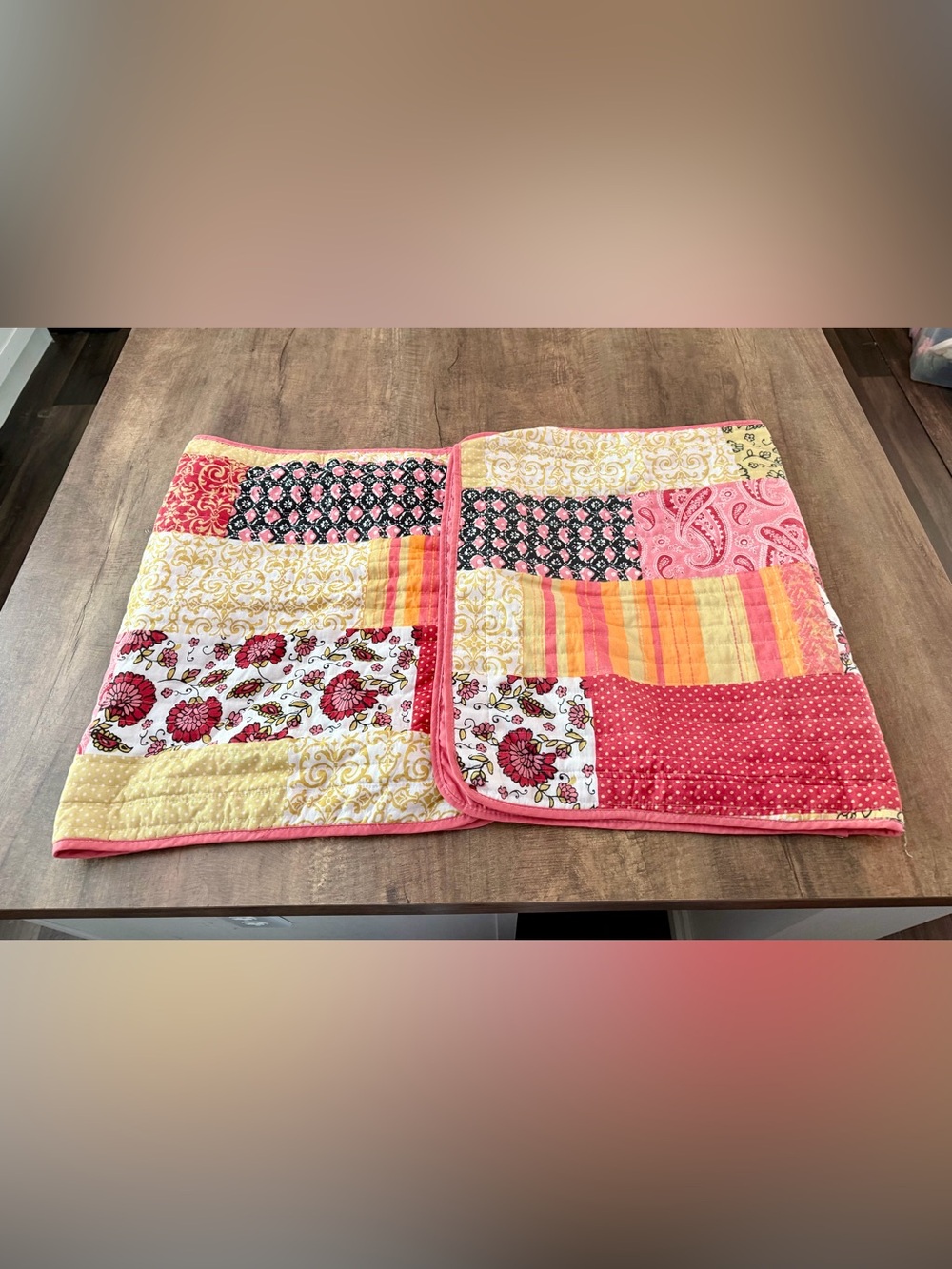 Kmart patchwork quilted pillow shams